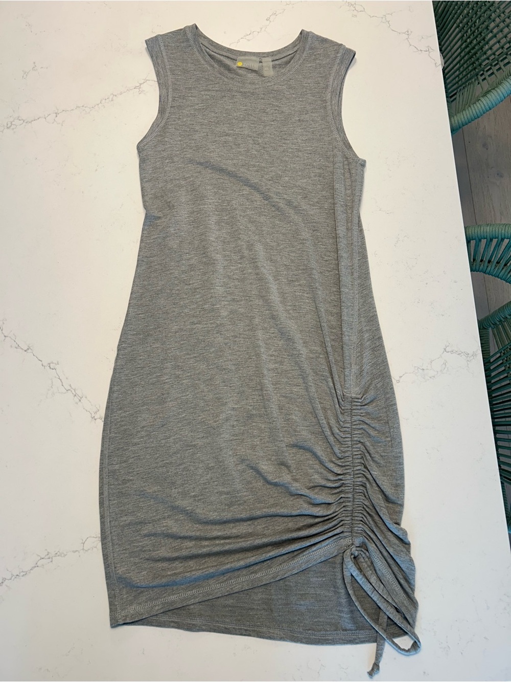 Zella Grey Sleeveless Cinch Modal dress XS
